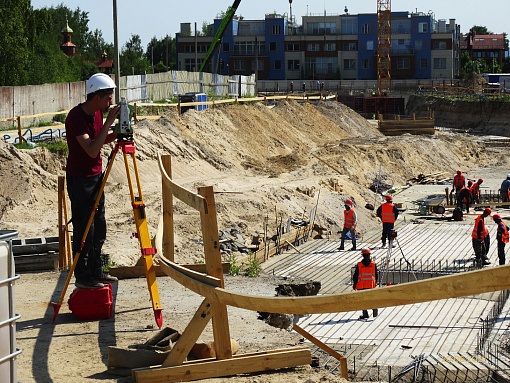 БФА в Озерках, строительная площадка